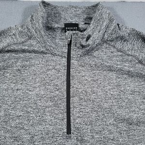 Dunning Golf Pullover Quarter Zip Mens XL Gray Performance Comfort Sports Casual
